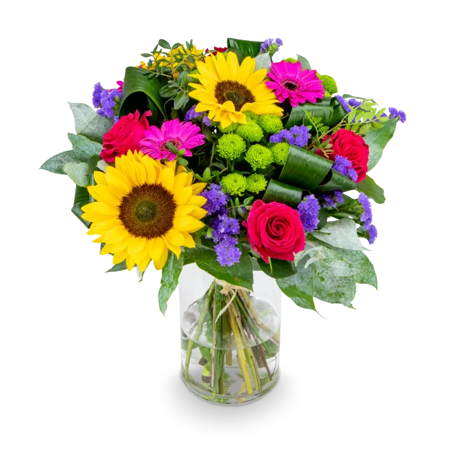 Bouquet with sunflower
